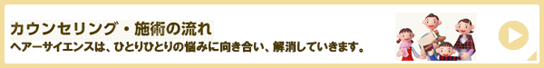 カウンセリング・施術の流れ